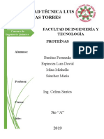Bromatología Proteínas