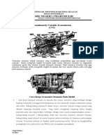 SMK Negeri 1 Prabumulih: Countinouesly Variable Transmission (CVT)