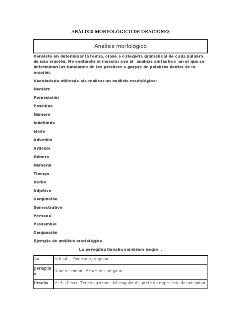 an-lisis-morfol-gico-de-oraciones-pdf-adjetivo-sem-ntica-l-xica