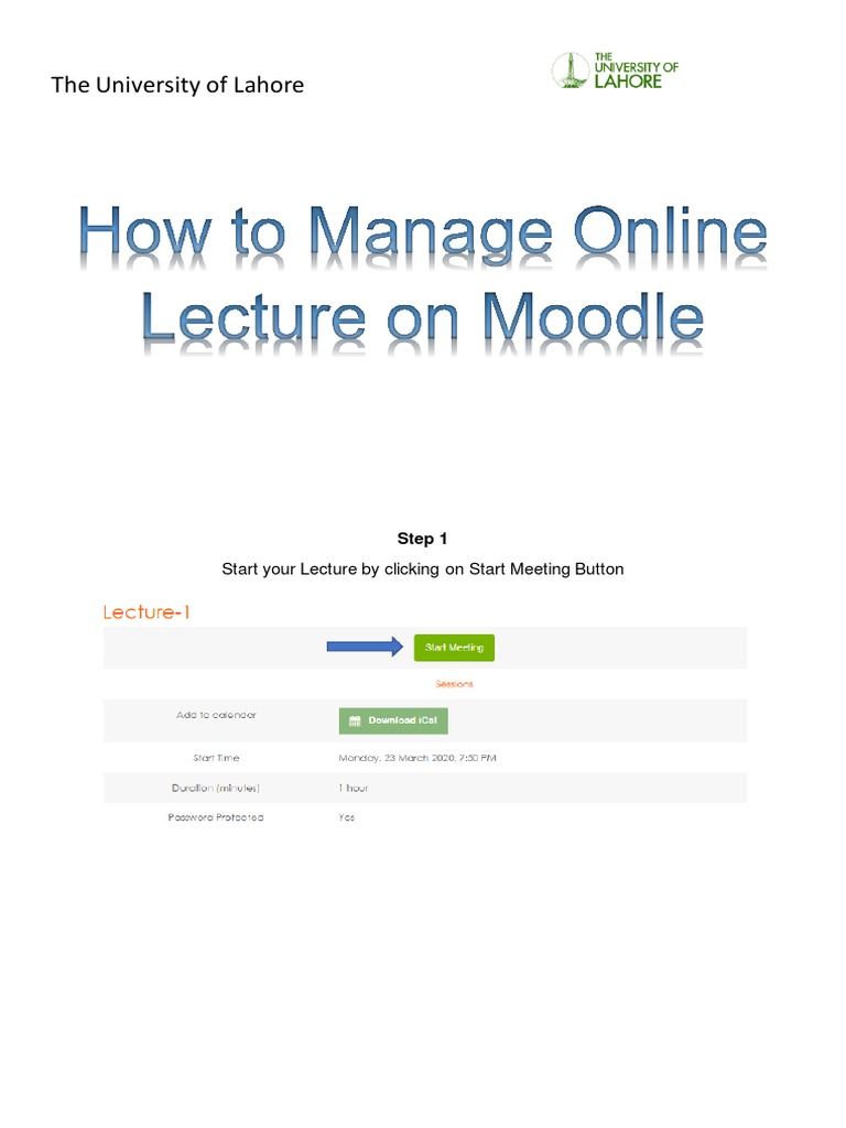 How To Manage Online Lecture | PDF | Lecture | Microphone