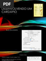 Aula 6 - Cardápio - Feito no Corel 