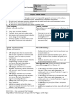 Unit Assessment Plan