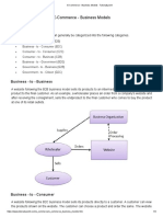 E-Commerce - Types - Tutorialspoint PDF