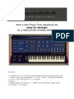 Easy-mr.stringer 2 Oscillator String Module Plugin Overview