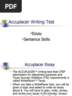 Download Accuplacer Writing Test 1 by girlrox03 SN45559051 doc pdf