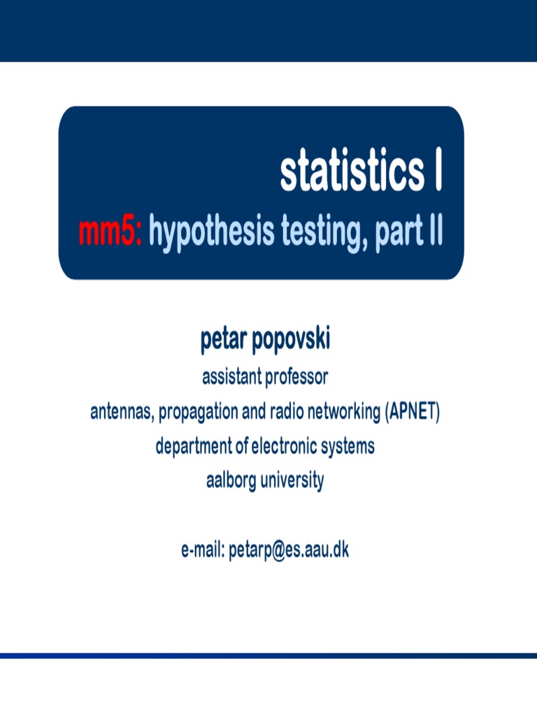Slides Mm5 2 PDF Student s T Test P Value
