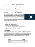 Course Outline-CF-I PDF