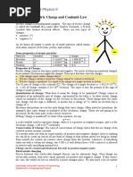 Chapter 1: Electric Charge and Coulomb Law: EP 106 General Physics II