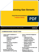 D Commissioning Gas Gensets