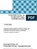 Theoretical Framework & Conceptual Framework