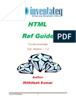 HTML Ref Guide: Mithilesh Kumar