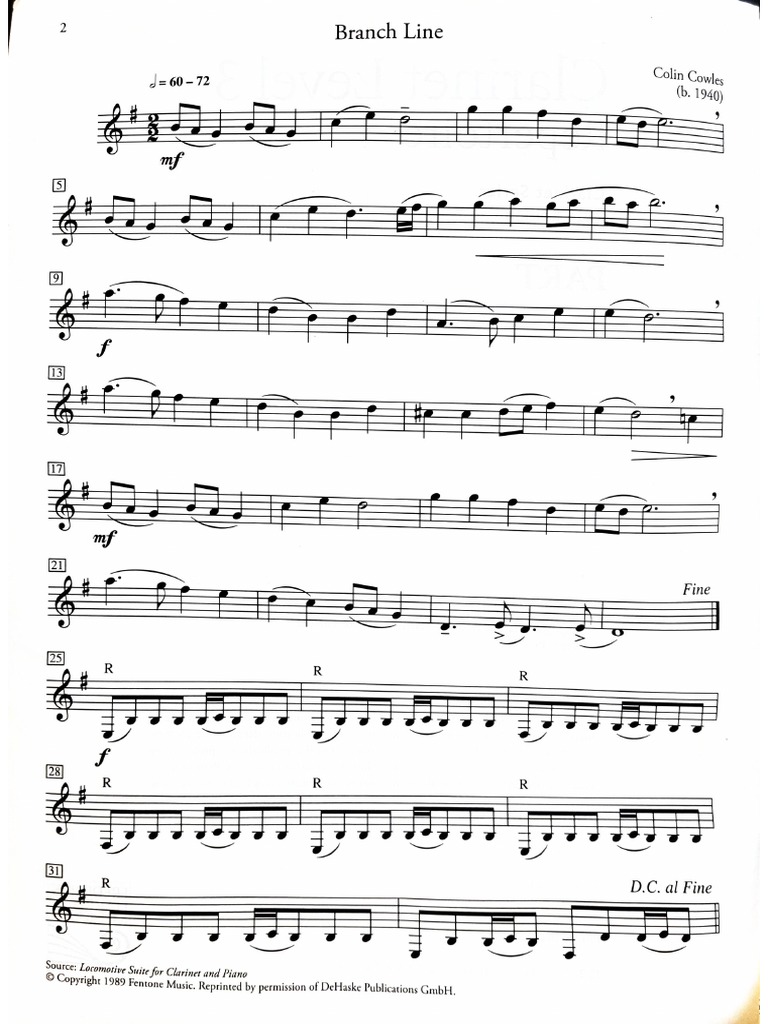 Grade 3 Repertoire PDF