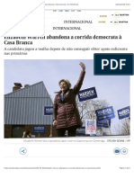 Elizabeth Warren abandona a corrida democrata à Casa Branca | Internacional | EL PAÍS Brasil