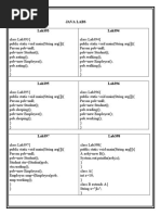 Java Prgms