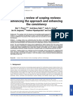 A Scoping Review of Scoping Reviews: Advancing The Approach and Enhancing The Consistency