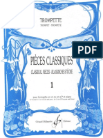 Pieces Classiques Trompette 1 PDF