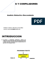 Clase 7 Analisis Sintactico Descendente