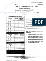 I:Orm Caribbean Examinations Council: U4Z1EU21