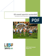 Uisp Eventi Sportivi Sostenibili Introduzione Panoramica