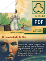 # 02 La Deidad de Dios