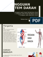 3.1 Gangguan Pada Proses Pembentukan, Pembekuan Dan Kekentalan Darah