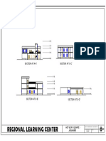 Regional Learning Center: Section at A-A' Section at C-C'