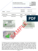 ASTM D6866 Sample Report Biobased PDF