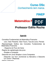 1 - Matematica Financeira - Transparencias - Profº Edilio Rocha