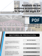 Actividad 4 - Análisis de Los Sectores Económicos A Lo Largo Del Siglo XX - Sector Secundario