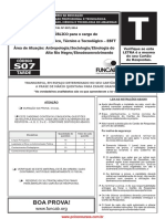 Concurso público para professor de Antropologia/Sociologia/Etnologia do Alto Rio Negro