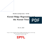 Machine Learning Course - Kernel Regression