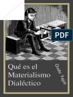Que Es El Materialismo Dialectico PDF