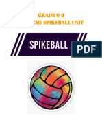 Spikeball Unit Plan March 23 - April 2 1