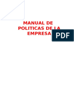 Manual de Politicas