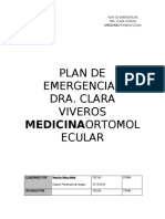 Plan Emergencia Clinica Clara Viveros
