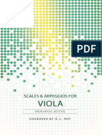 Scales & Arpeggios For Viola - Rehearsal Edition PDF