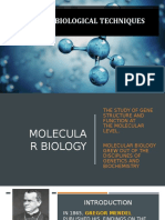 S - 7 Molecular Biology Techniques