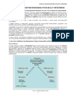 Szervek, Szervrendszerek, Integrált Működése