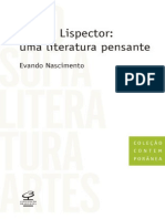 Clarice Lispector Uma Literatura Pensante Evando Nascimento