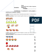 Guía Evaluada de Matemáticas KÍNDER