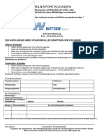 Transportschaden Formular PDF