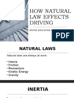 How Natural Law Effects Driving: Driver Education Program