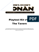 Conan Modiphius Playtest Kit v1.5 Playtest Adventure The Tavern