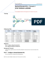 (Instructor Version) : Packet Tracer - Configuring Extended Acls - Scenario 3 Desarrollado Por: Oscar Vanegas Landinez