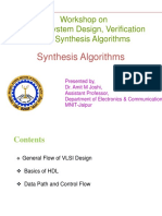 Workshop On Digital System Design, Verification and Synthesis Algorithms