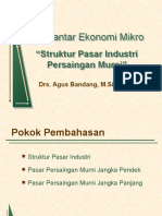 Pengantar Ekonomi Mikro - Modul 5 - Struktur Pasar Industri Persaingan Murni