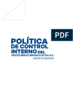 Politica Control Interno 2018 - Corto PDF