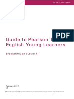 - Guide to Pearson Test of English Young Learners. Breakthrough (Level 4).pdf