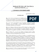 Reglamento de Sanciones Profesores, Investigadores y Estudiantes de La Utmach Versiã N Original Res. 92-2014 20140409