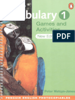 Vocabulary Games and Activities 1 PDF